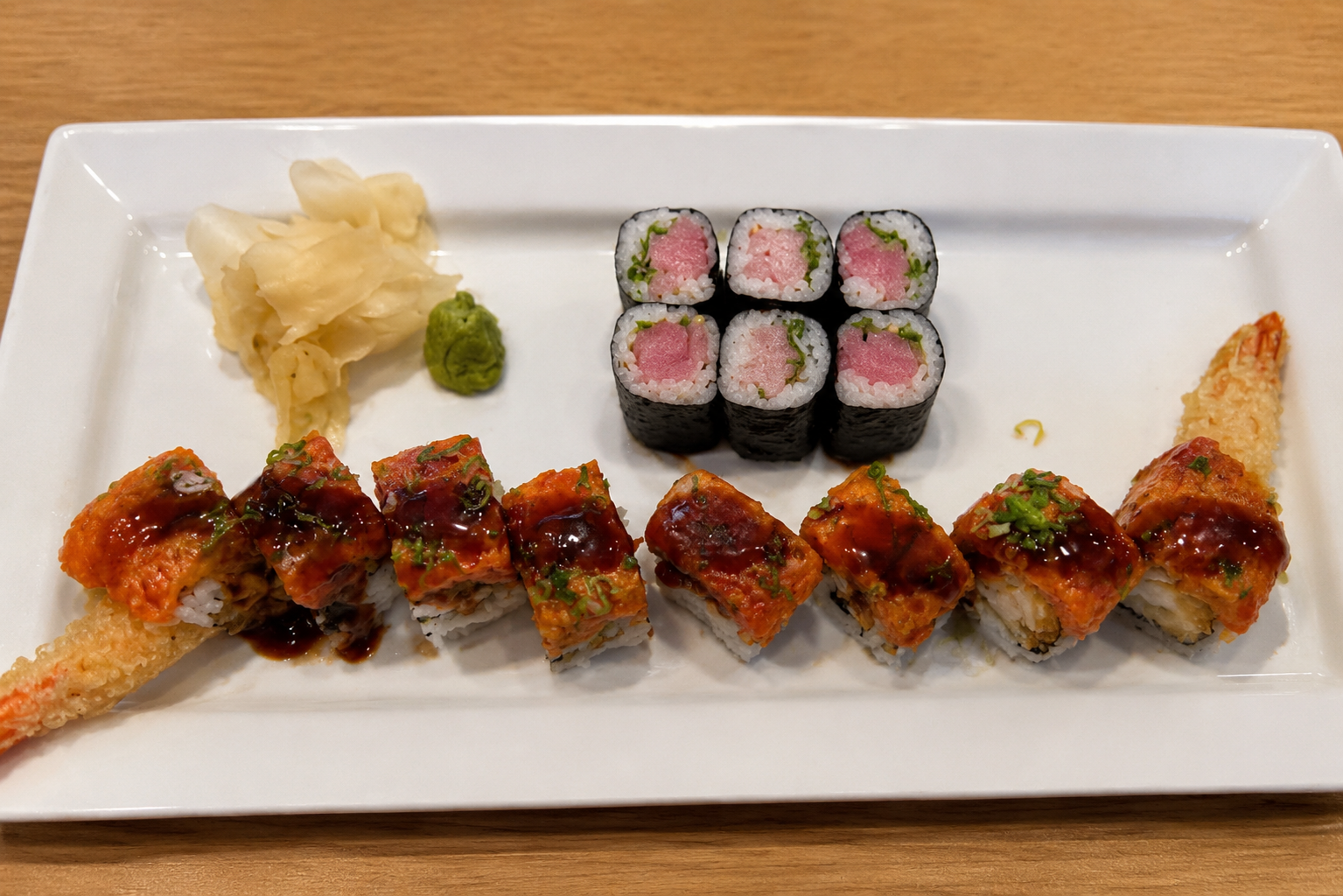Sushi Platter after MenuLens enhancement